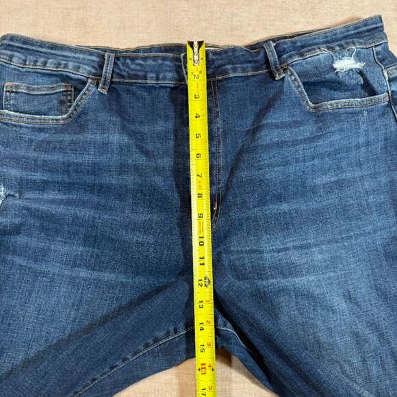 Vervet Distressed High Rise Jeans Size 22 Plus - Picture 6 of 10